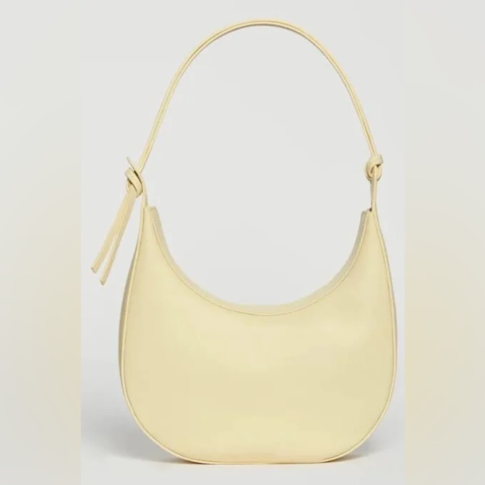 Reformation mini rosette yellow bag